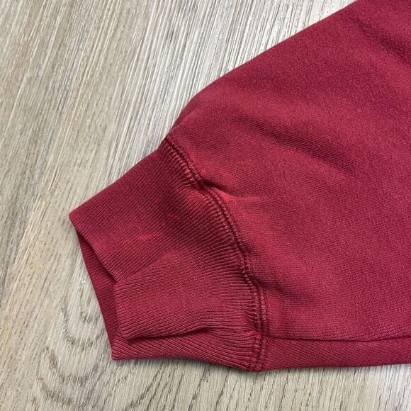 Roots Athletics Sweatshirt Mens XL Red Crewneck Pullover Flag Logo International - Picture 5 of 14